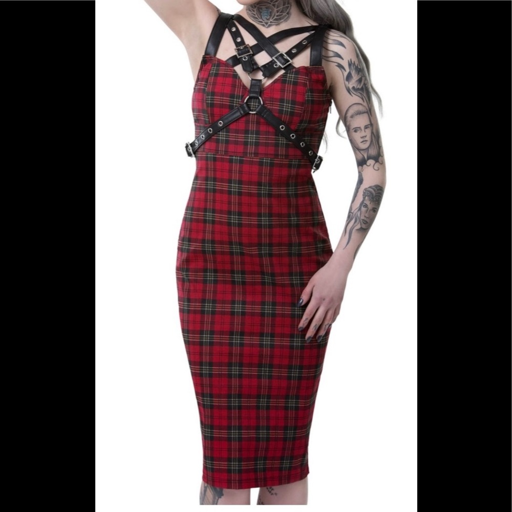 🔥Killstar Riot City Dalle Dress NWT
